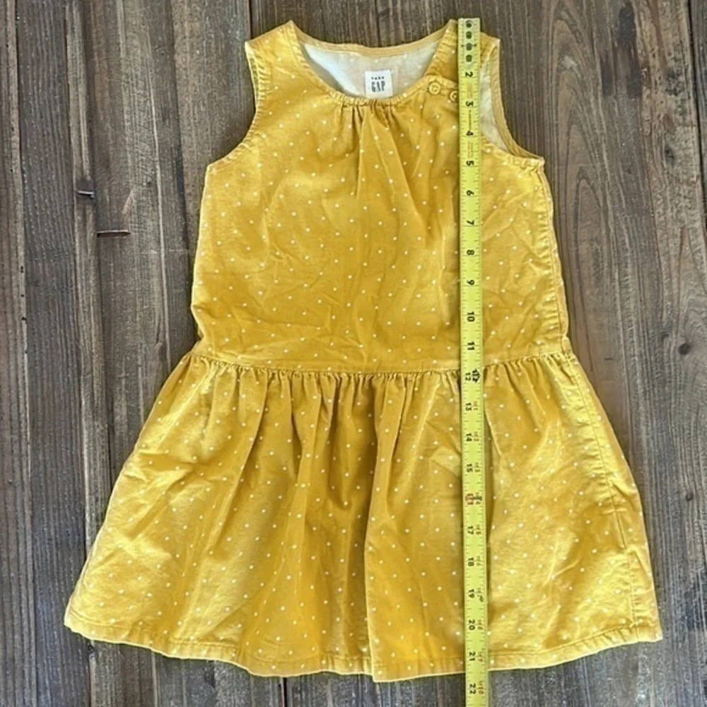 Gap polka dot dress Mustard Color Size 4T